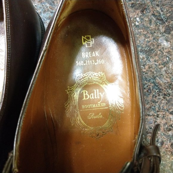 Bally Bootmaker Scribe Brown Leather Monk Strap 10.5E Great Pre-Owned Swiss main image 5